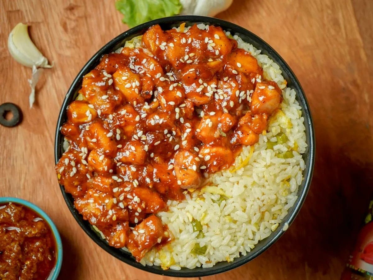 Crispy Sesame Chicken Bowl